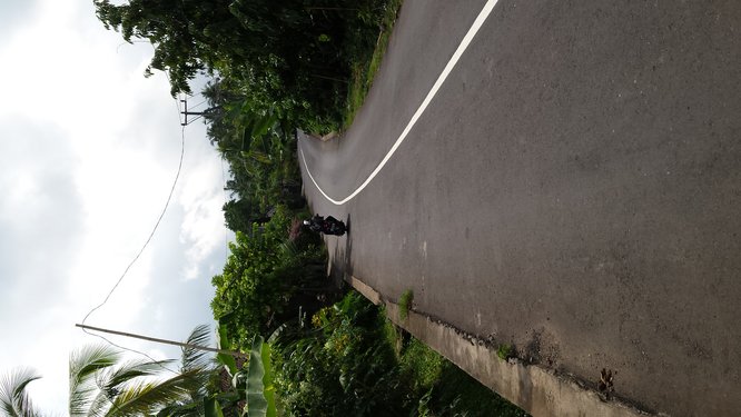 Driving through the mountains There should be a picture of a mountain road here
